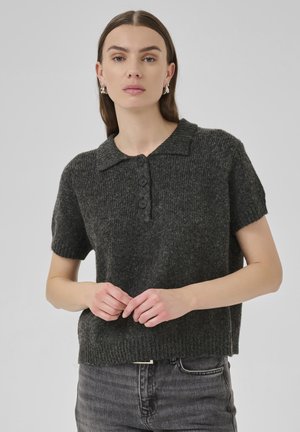 My Essential Wardrobe PALOMA - Polo shirt - dark grey melange