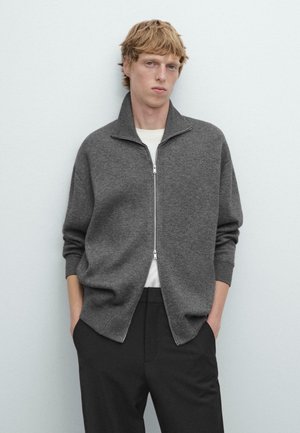 ZIP-UP  - Cardigan - grey