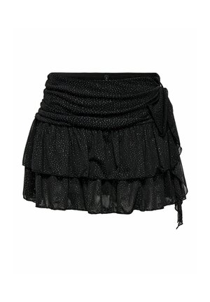 ONLY, SKIRT ONLOPUS SKIRT MINI SKIRT - Falda acampanada - black
