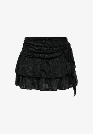 ONLY, SKIRT ONLOPUS SKIRT MINI SKIRT - Falda acampanada - black