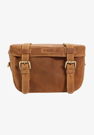 Gusti Leder RENE P. - Umhängetasche - hellbraun mit e-bike lenkeradapter