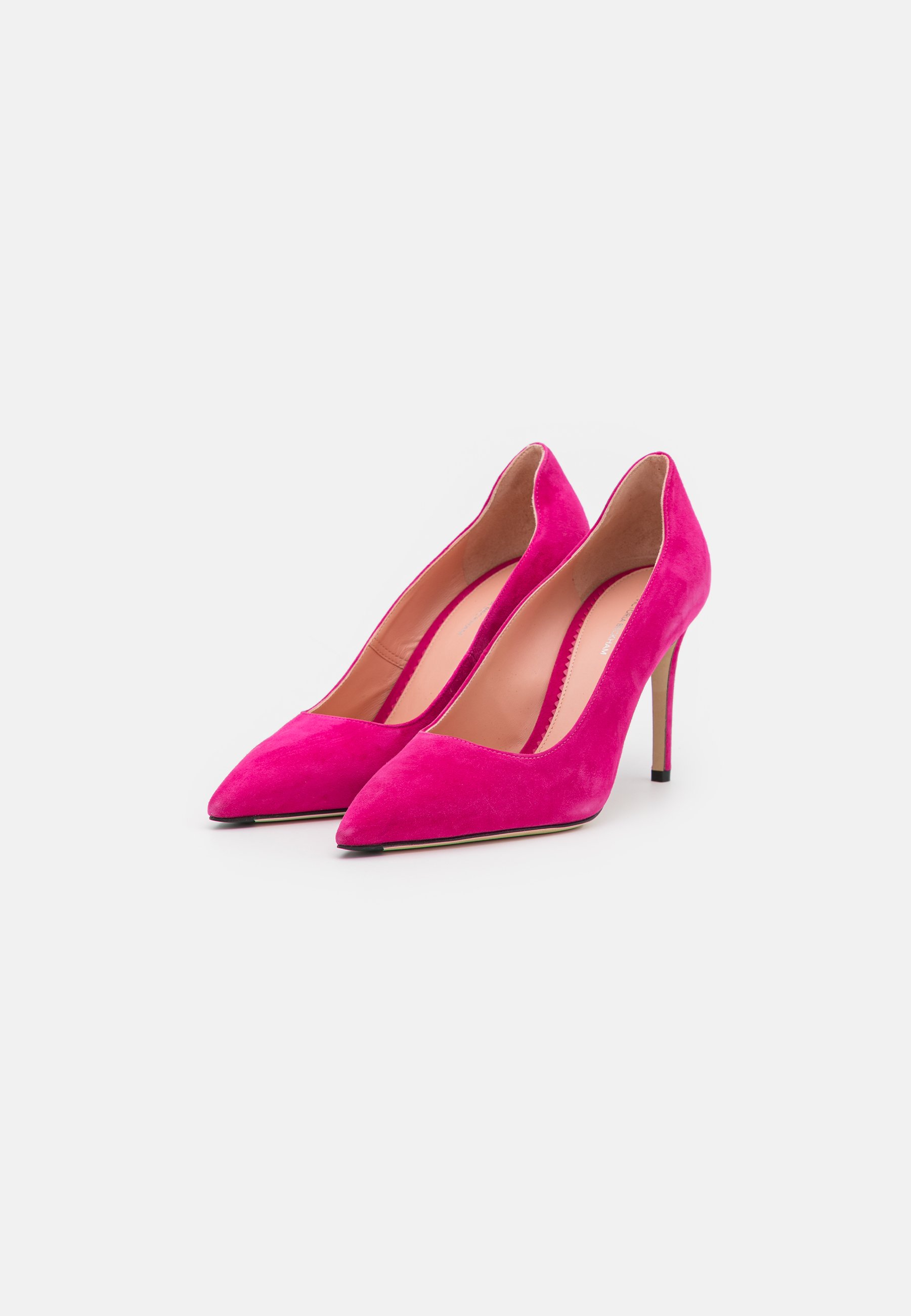 bright pink platforms