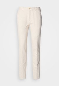 CORE MOTT TAILORED - Pantaloni chino - off white melange
