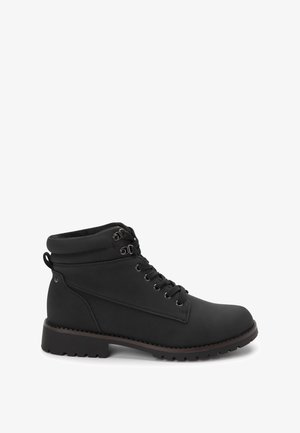 Bottines à lacets - black
