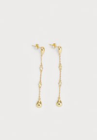 MULTI LINEAR EARRINGS - Σκουλαρίκια - gold-coloured