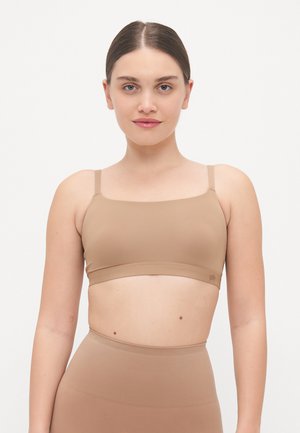 SMOOTHED REALITY SQUARE NECK BRALETTE - Alustoppi - moody taupe
