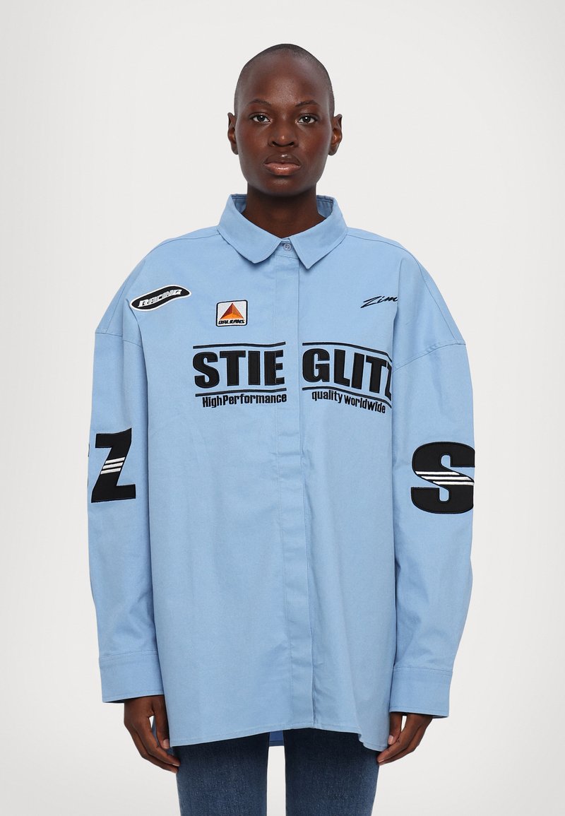 Stieglitz REZA - Gombos blúz - blue