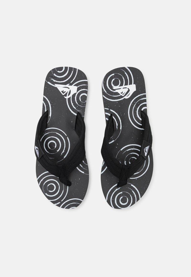 Quiksilver MOLOKAI LAYBACK - T-rihmaga sandaalid - anthrazit