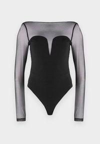 Gina Tricot Marškinėliai su spaudiniu - black