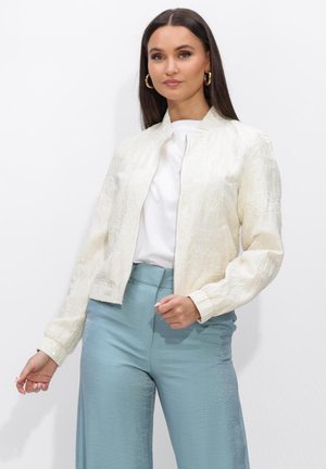 AMSTERDAM SHANTI LONG SLEEVE EMBROIDERY - Bomberjacks - cream