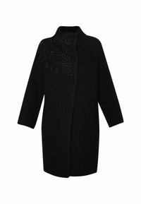 WITH EMBROIDERY - Kardigan - black