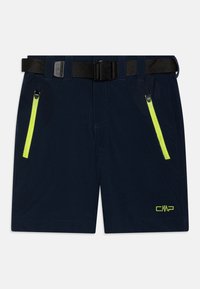 CMP - KID BERMUDA UNISEX - Friluftsshorts - blue/lime Miniaturebillede 1