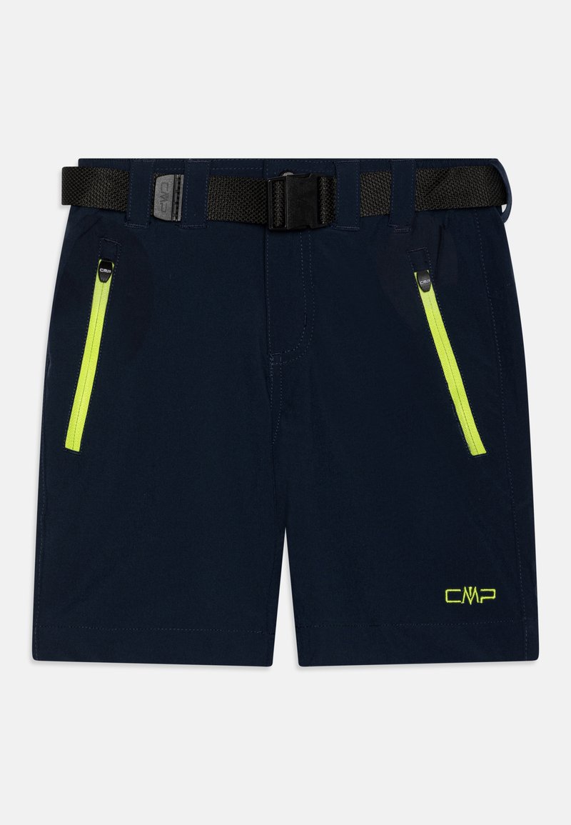 CMP KID BERMUDA UNISEX - Friluftsshorts - blue/lime