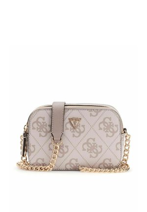 Borsa a tracolla - dark taupe logo