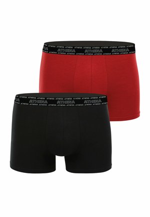 Athena LOT DE 2  PACK - Boxers - noir rouge