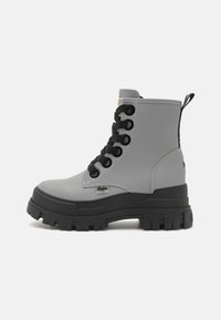 Buffalo Stivaletti con plateau - silver-coloured