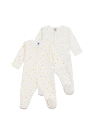 2 PACK SET - Grenouillère - white multicolor