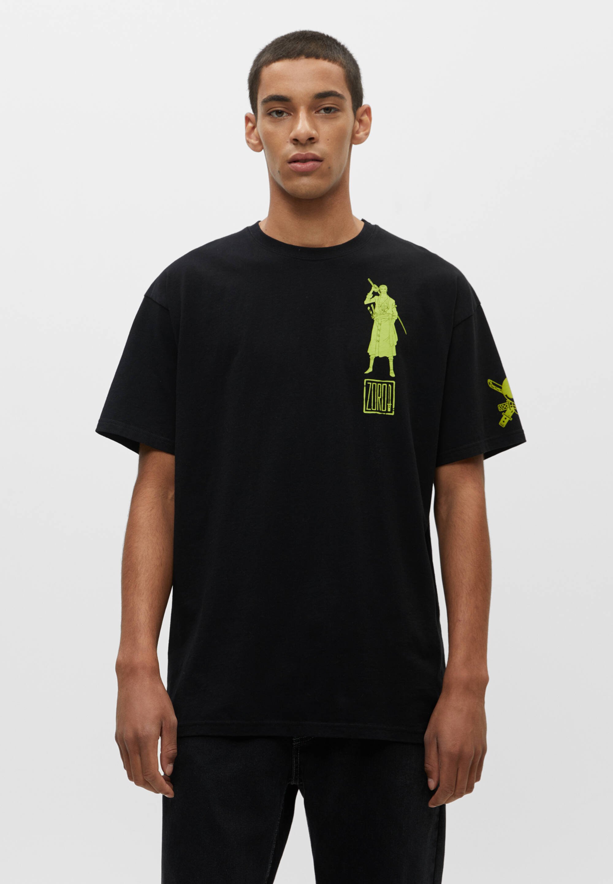 pull and bear printed t shirt