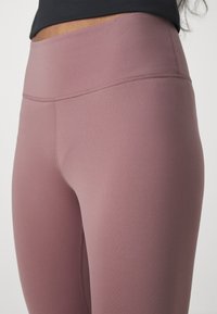 Nike Performance ONE - Leggings - smokey mauve/white