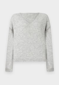 ONLARIZONA V NECK - Vesta - light grey melange/silver coloured