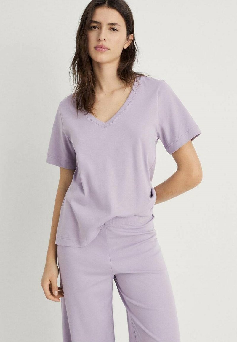 Mango T-shirts basic - purple