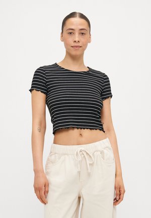 ONLEMMA STRIPE - T-shirts print - black/cloud dancer
