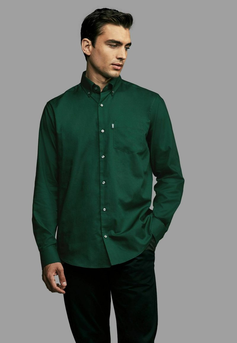 Next BUTTON DOWN OXFORD FIT - REGULAR FIT - Majica - forest green