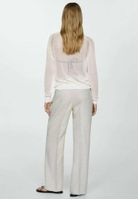 Mango HOLES - Maglione - white