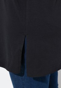 Ulla Popken V-AUSSCHNITT 3/4-ARM - Longsleeve - black