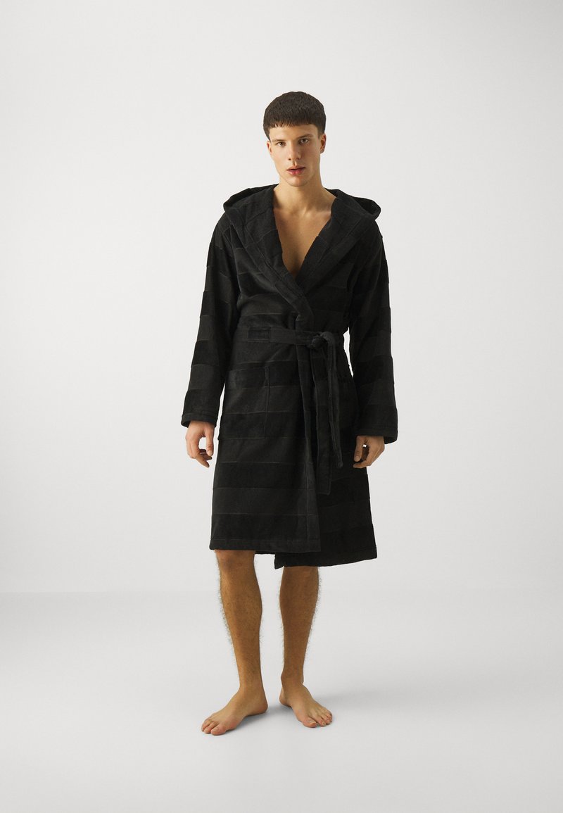 Vossen SANTIAGO UNISEX Dressing gown schwarz/black Zalando.ie