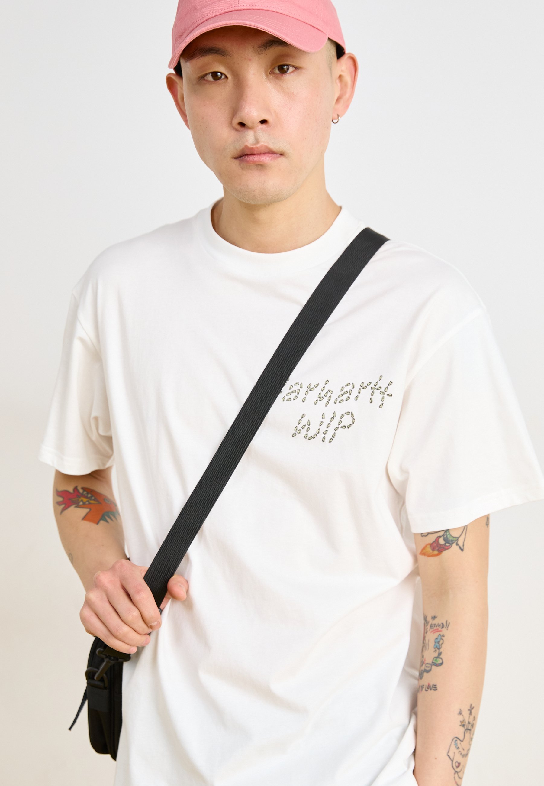 Carhartt WIP SUNFLOWER - T-shirt con stampa - white/bianco