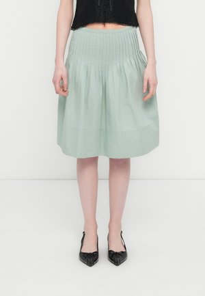 PEYTON PINTUCK MIDI - Falda acampanada - sea sage