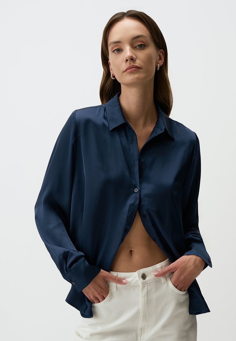 Jimmy Key LONG SLEEVE ELEGANT - Chemisier - blue