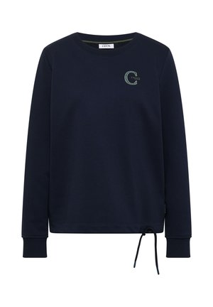 Cecil, ROUND-NECK SWEATSHIRT WITH DRAWSTRING - Sweatshirt - urban dark blue