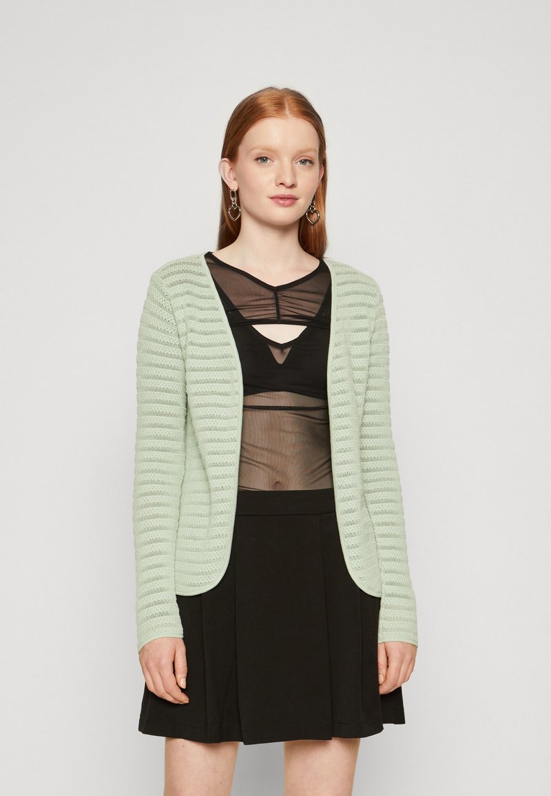 ONLY - ONLCRYSTAL CARDIGAN - Vest - frosty green, Vergroten