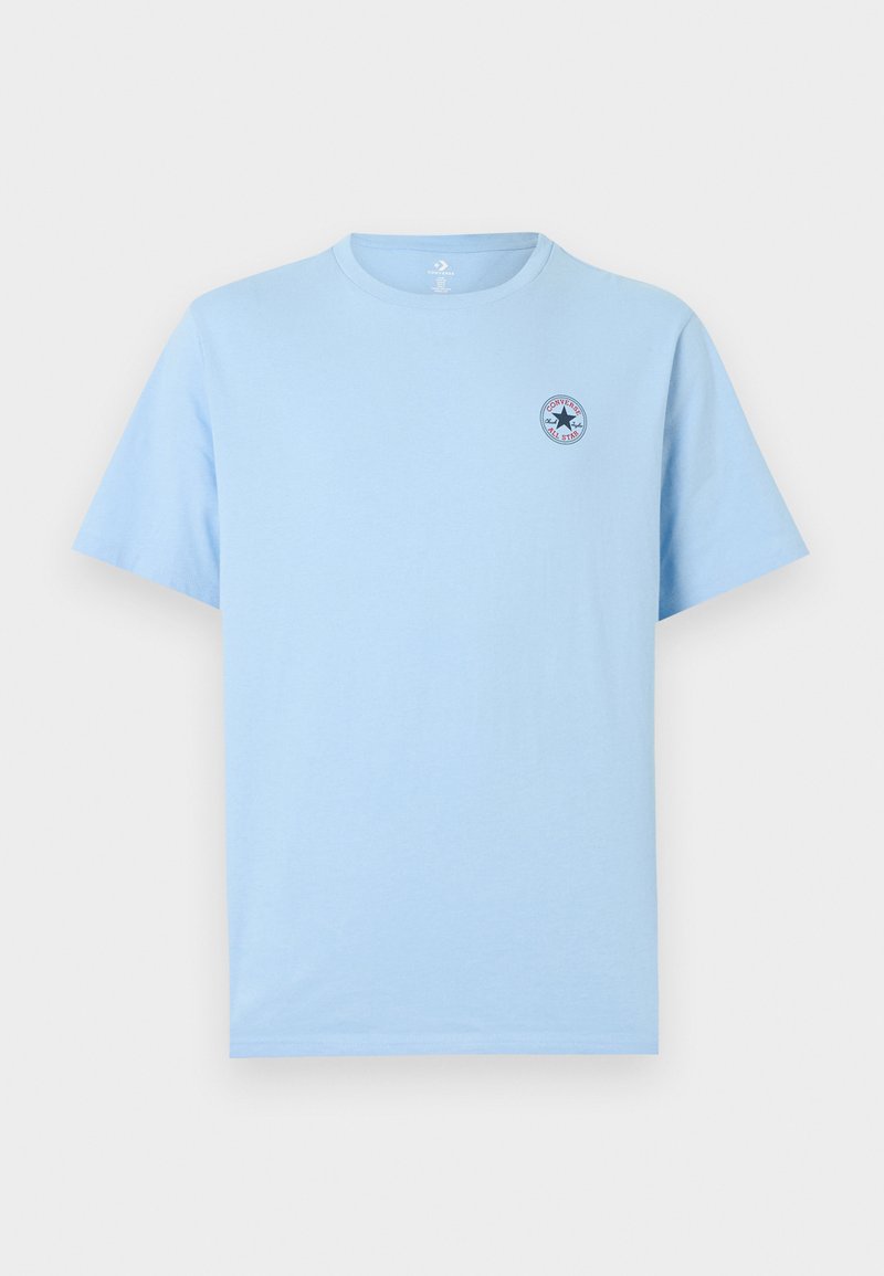 Converse CORE CHUCK PATCH TEE - Basic T-shirt - blue - Zalando.co.uk