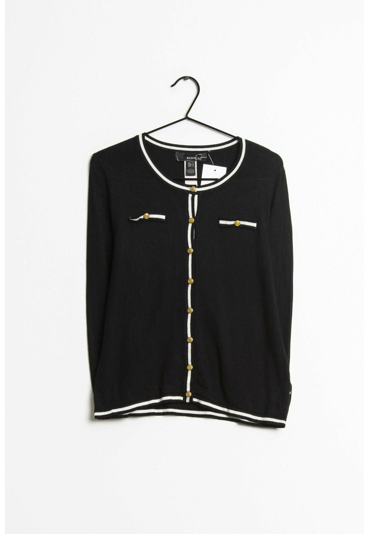mango black cardigan