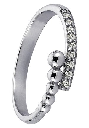 ZIRKONIA FREUNDSCHAFTS KUGELN - Ring - silberfarben