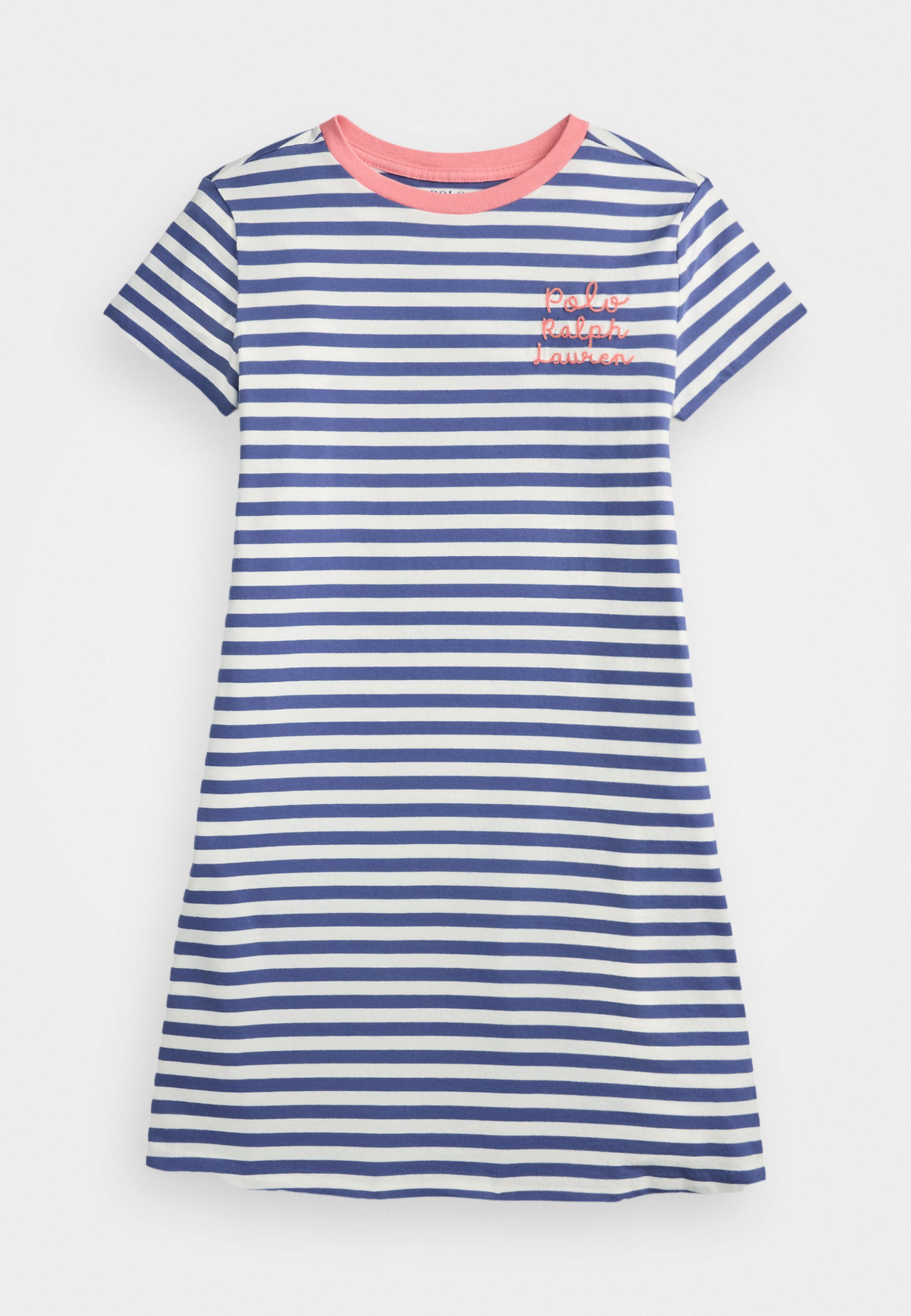 Polo Ralph Lauren STRIPED LOGO COTTON JERSEY DRESS Vestito di