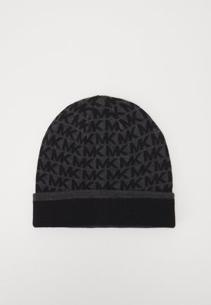 VERTICAL CUFF HAT UNISEX - Bonnet - black