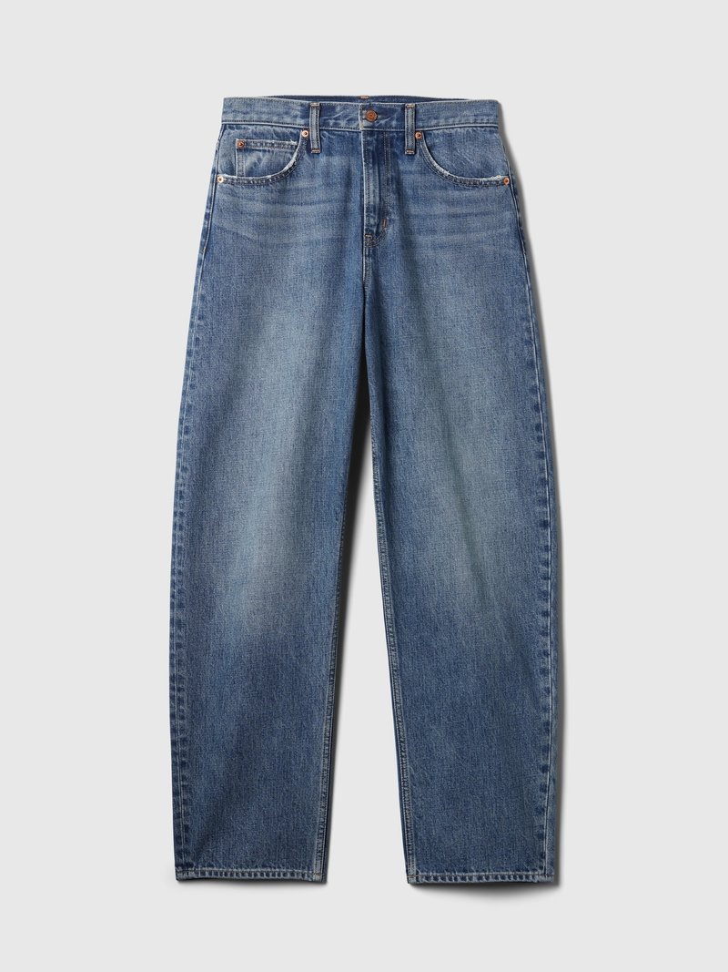 GAP BARREL HERSH - Jeans baggy - medium indigo/blu denim - Zalando