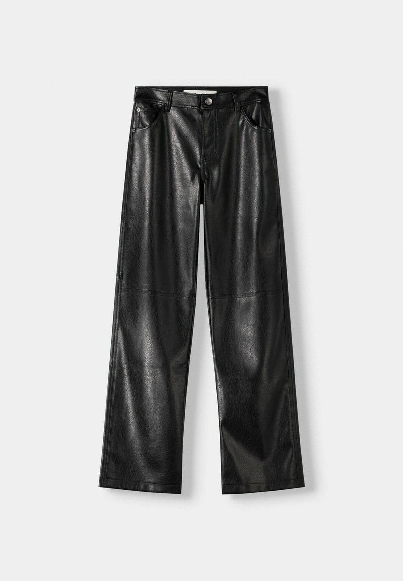 Bershka Broek zwart denim/blackdenim Bershka Broek zwart denim/blackdenim