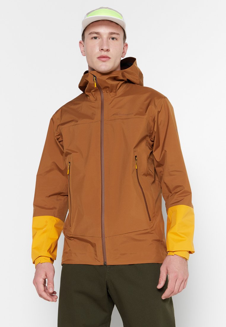 Peak Performance Hardshell-jas bruin Peak Performance Hardshell-jas bruin