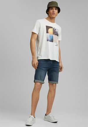 T-shirt med print - off white