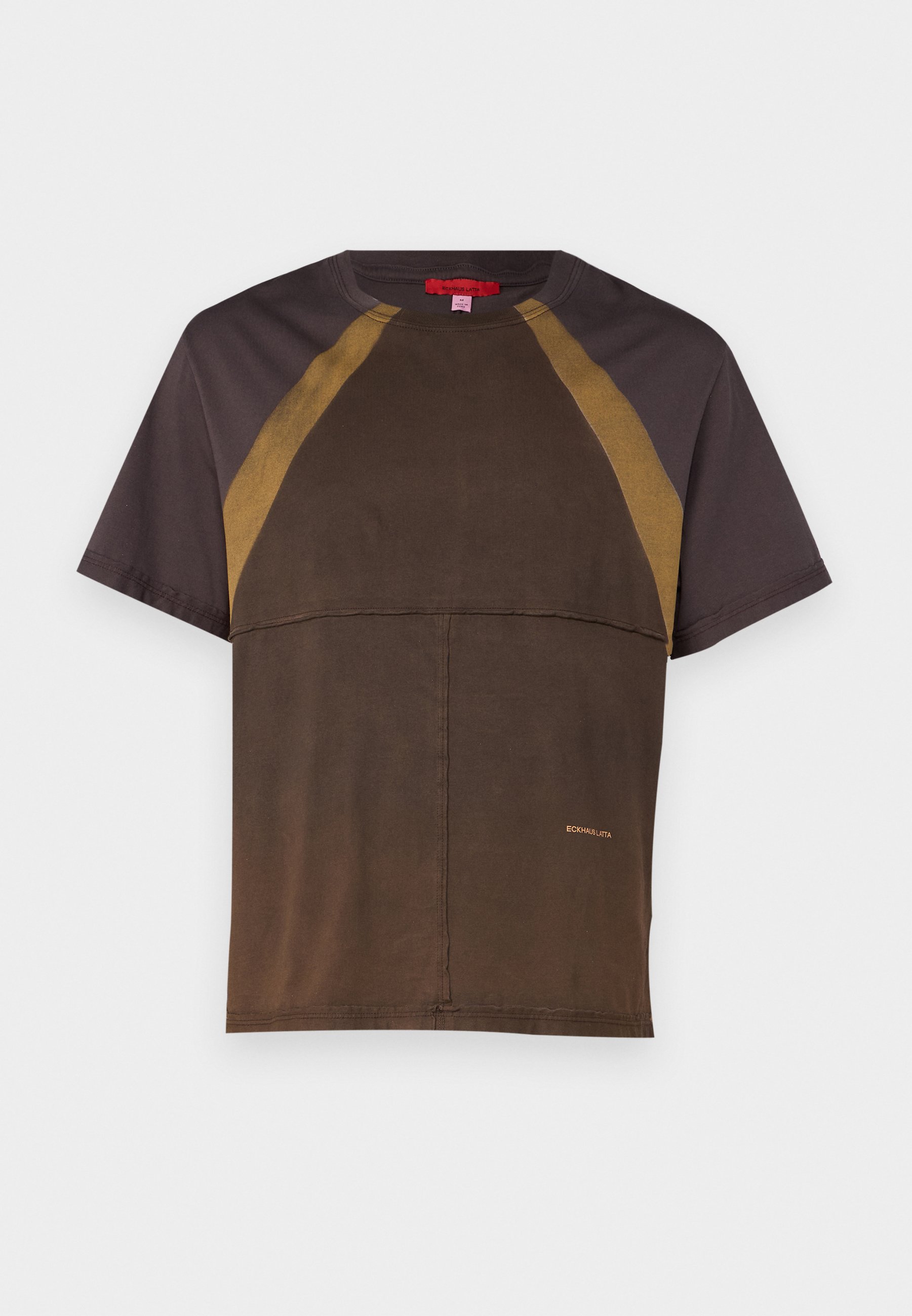 ECKHAUS LATTA TEE UNISEX - Print T-shirt - caps/brown