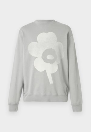LOISTO UNIKKO PLACEMENT UNISEX - Bluză de molton - grey/off white