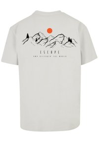 F4NT4STIC DISCOVER THE WORLD - Print T-shirt - lightasphalt