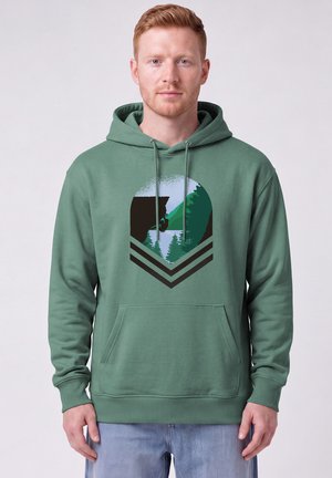 watapparel, BAY CLIMBING UNISEX - Kapuzenpullover - green bay