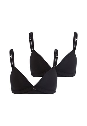 ESSENTIALS 2-PACK - Reggiseno a triangolo - black