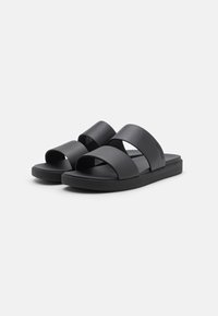 Calvin Klein DOUBLE STRAP - Ciabattine - black